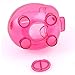 uxcell Plastic Pig Shape Money Cash Saving Pot Coin Piggy Bank Clear Fuchsia
