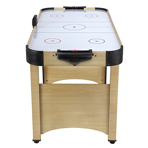 ZAAP Electric Ice Air Hockey Table with Electronic Scoring - 4 Foot with Full Height Legs - Pucks and Pushers Included