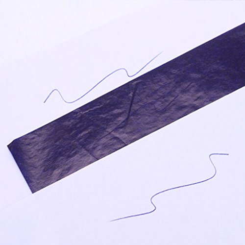JUNESUN 50 Sheets Double Sided Carbon Copier Stencil Transfer Paper Stationery Supplies