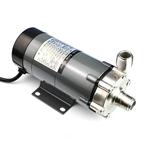 image for BACOENG Stainless Steel 115 Volt Inline Home Brewing System Beer Pump,