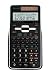 Sharp EL-506TSBBW 12-Digit Engineering/Scientific Calculator with Protective Hard Cover, Battery and Solar Hybrid Powered LCD Display, Great for Students and Professionals, Black