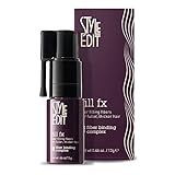 Style Edit Hair Building Fiber for Men & Women- Cover Bald Spots, Concealer for Thinning Frontal Hairline & Scalp Hair Loss, Instant Keratin Optic Cover For Alopecia-Light Brown