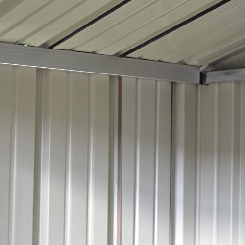 kinbor Outdoor Storage Sheds and Buildings, Galvanized Steel Shed