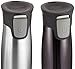Contigo AUTOSEAL® Locking Stainless Steel Travel Mug 2 pack Stainless / Black