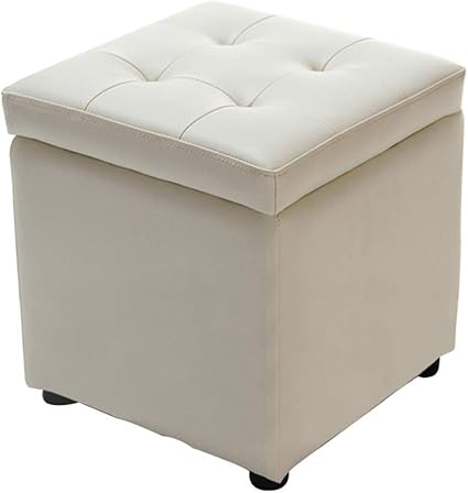 Otomanas otomanas de Almacenamiento Cube con Almacenamiento Taburete de