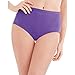 Hanes Women's 6 Pack Lace Effect Cotton Brief, Assorted, 8