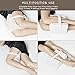 Nicewell Knee Pillow for Side Sleepers, Memory Foam Wedge Contour Orthopedic Leg Pillow with Elastic Strap for Spine Alignment, Sciatica, Back Pain, Leg Pain, Hip and Joint Pain Relief