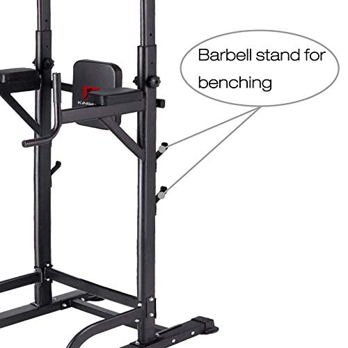 K-KiNGKANG-Power-Tower-Adjustable-Height-Multi-Function-Home-Strength-Training-Fitness-Workout-Station-T056