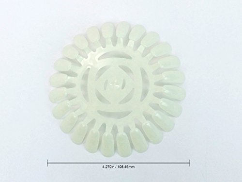 Beauticom (Quantity: 10 Pieces Wheel) Nail Art 24 Tips Display Wheel for Practicing Nails or Displaying Nail Art Work