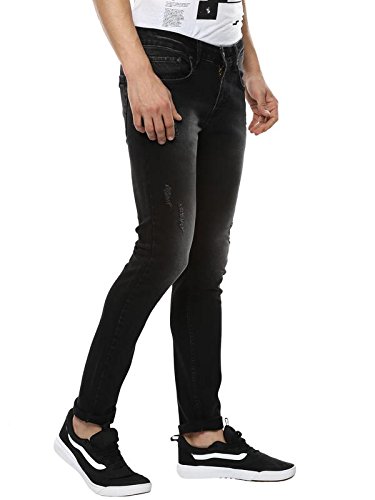 american crew men's slim fit stretch jeans faded black