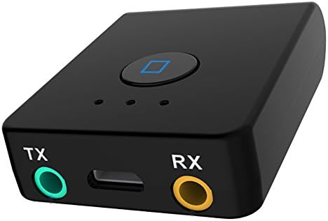 Bluetooth Transmitter Receiver Portable 2-in-1 Wireless Audio Adapter 3.5mm Stereo Output for TV, Computer, CD Player, Headphone, MP3/MP4 Player, Car Stereo, iPhone Samsung Android
