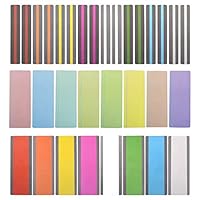 Reading Guide Highlight Strips (32 Pack) Colored Overlays Bookmarks Reading Tracking Rulers for Children, Teachers, and Dyslexics