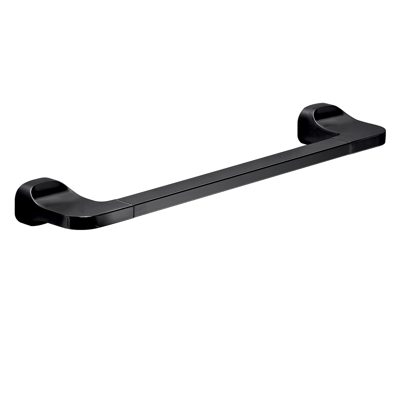 Gedy Krabi Towel Holder CM.35, Black, Components Made of Stainless Steel and Cromall, 2 Year Warranty, Measures 3.3 x 35 x 7 cm and Weight 0.3 kg, R&D Design