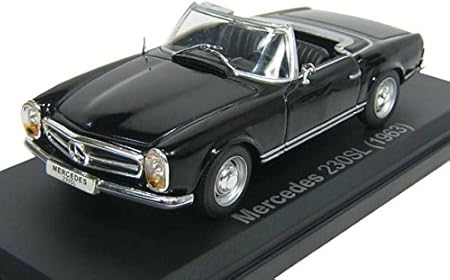 Amazon ｉｘｏ 1 43 メルセデス ベンツ ２３０ｓｌ １９６３年 黒 ミニカー ダイキャストカー おもちゃ