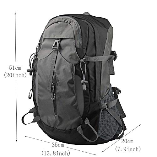 SoarOwl Hiking Backpack 45L -Travel & Hiking Camping Backpack with Waterproof Rain Cover Outdoor Backpacking Daypack for Men and Women - Thumbnail 6