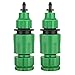 BeGrit Garden Hose Pipe One Way Adapter Tap Connector Fitting for Irrigation 2-Pack