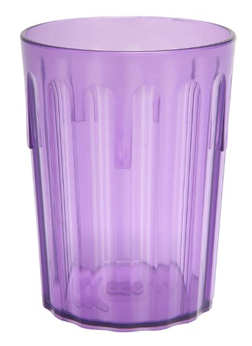 Harfield Translucent Purple Tumblers 250ml/25cl (Pack of 4) Virtually Unbreakable Reusable Copolyester Cups
