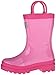 Hatley Girls' Pink and Berry Rain Boots