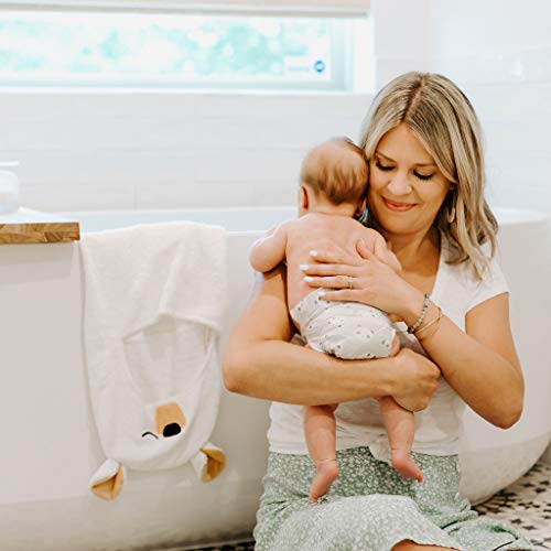 Ultra Soft Baby Hooded Towel | Extra Large and Super Absorbent Hooded Bath Towel for Babies,Toddlers | Rayon from Bamboo Baby Towel | Perfect Baby Shower Gift for Boys and Girls by Natemia - Thumbnail 5