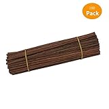 jecengs Brown Rattan Sticks Reed Fragrance Diffuser Replacement Rattan Refill Sticks (7in/17cm)