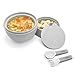 Bentgo Bowl (Gray) - Insulated, BPA-Free Lunch Container with Collapsible Utensils Set - Leakproof Bowl Holds Soups, Stews, Noodles, Hot Cereals and More On-the-Go