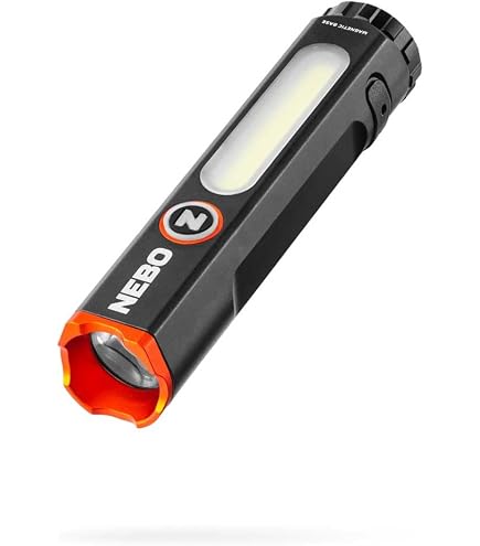 NEBO MYCRO Keychain Flashlight | 400 Lumens, Rechargeable EDC Light with 6  Red, Green & White Modes, Water Resistant, Portable, Includes Charging  Cable & Stainless Steel Necklace - Amazon.com