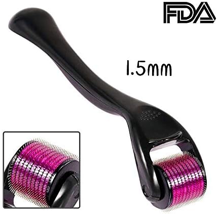Derma Roller Kit for Face 1.5mm - Microneedle Roller for Face 540 micro roller