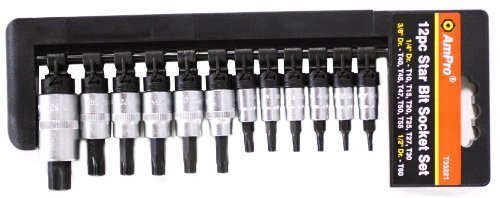 Ampro 1/2 Zoll Antrieb Stecknuss – 10 Mm, 12-kant, Chrom-Vanadium-Stahl, Spiegelverchromt