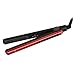 Professional Hair Straightener with 1 Inch Ionic MCH Ceramic Coated Plates (Standard, Red)