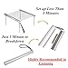 Portable Camping Grill, Folding Compact Stainless Steel Charcoal Barbeque Grill for Campers, Backpacking, Backyards, Survivalthumb 1