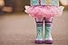 OAKI Toddler Rain Boots - Perfect Kids Rain Boots for Any Weather - Durable Rubber Baby Rain Boots Keep Little Feet Dry, Lightweight Waterproof with Easy-on Handle, Mermaids, 11 Little Kid