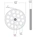 TSM #10/12 Stainless Steel Meat Grinder Plate (1/2