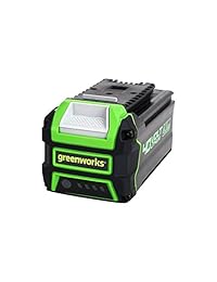 Greenworks - Batería de litio, con USB, Negro