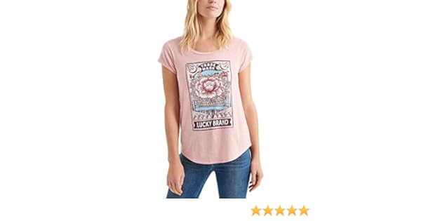 lucky brand graphic tees womens