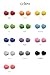 EarSkinz EarPod Covers (ES2) - Jet Black - for Apple iPhone X / 8/7 / 6S / 6 / 5S / 5SE / 5C / 5
