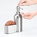iDesign Forma Brushed Stainless Steel Soap and Sponge Sink Organizer Caddy - 6