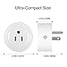 Smart Plug JZY Wi-Fi Mini Socket Outlet Compatible with Amazon Alexa, Wireless Control Your Devices from Anywhere Timing Function (White-1pack)