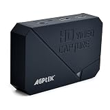 AGPtEK HD Game Capture Video Capture 1080P HDMI/YPBPR Recorder Xbox 360&One/ PS3 PS4,Support Mic in with Both HDMI and YpbPr Input