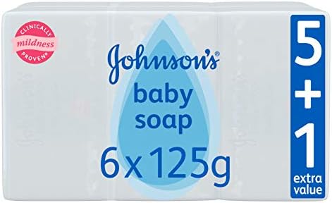 Buy Johnson's Baby, Baby Soap, 125G, Pack Of 6 in UAE