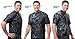 Aqua Design Men Loose Fit Rash Guard Surf Swim Sun Protection Clothing Rashguard Black Water XXX-Large