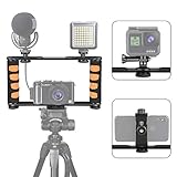 Zeadio Metal Tripod Video Rig, Handle Grip