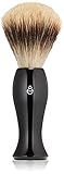 eShave Fine Badger Hair Shaving Brush, Black