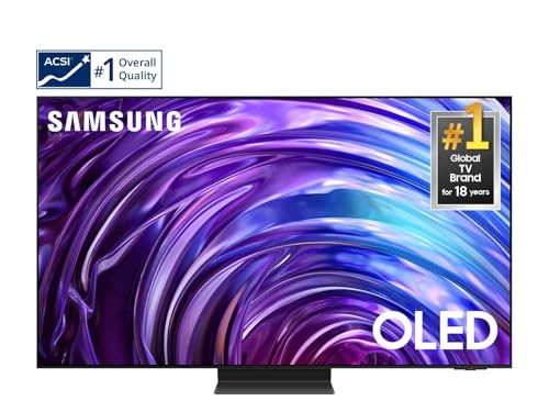 Samsung 77-Inch Class OLED 4K S95DD Series HDR Pro Smart TV w/Dolby Atmos, Object Tracking Sound+, Motion Xcelerator, Real Depth Enhancer, 4K AI Upscaling, Alexa Built-in (QN77S95DD, 2024 Model)