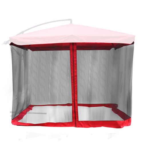 Gazebo Top Mosquito Netting for 9'x9' Square Offset Patio