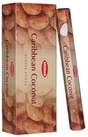 Krishan - Incienso de nuez de coco (caja entera, 120 varillas)