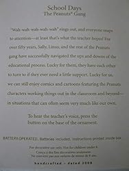 Hallmark School Days The Peanuts Gang 2008 Keepsake