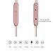 Earbuds, E&jing Magnetic Universal 3.5mm Jack HiFi Stereo Noise Cancelling with Mic in Line Volume Control Earphones In-Ear Headset Music Headphones (Rose Gold)