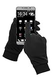 GearTOP Running Gloves for Men and Women, Lightweight Outdoor Sports Touchscreen Gloves, Multi-Purpose Reflective Gloves for Cycling, Biking, Driving & for All Weather Conditions