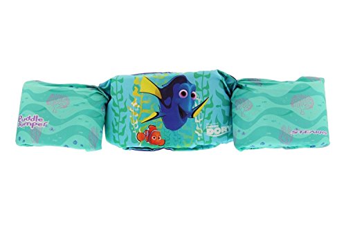 Stearns Original Puddle Jumper Deluxe Child US Coast Guard Approved Life Jacket, fits 30-50 lbs (Finding Dory - Aqua)