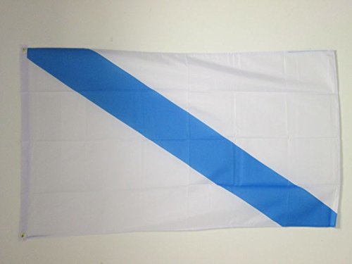 AZ FLAG - Galicia Without Arms Flag - 2x3 Ft - 100D Polyester Spanish Region Of Galicia Banner with Two Metal Grommets - Fade Resistant - Vivid Colors - 2' x 3' Feet - 90x60 Cm
